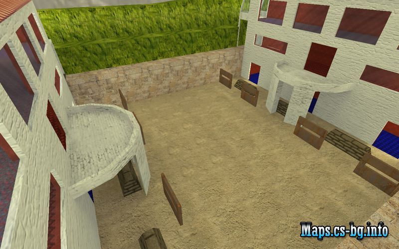 Counter-Strike 1.6 map cs_2houses screenshot