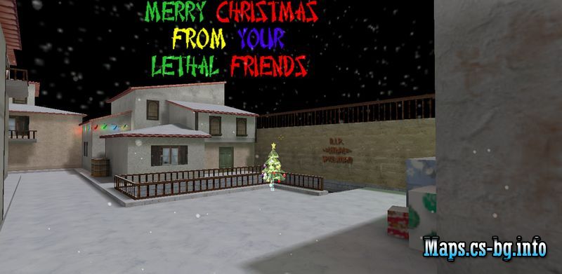 Counter-Strike 1.6 map cs_italy_xmas screenshot