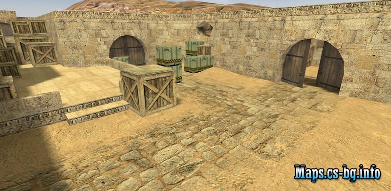 Counter-Strike 1.6 map de_dust2 screenshot
