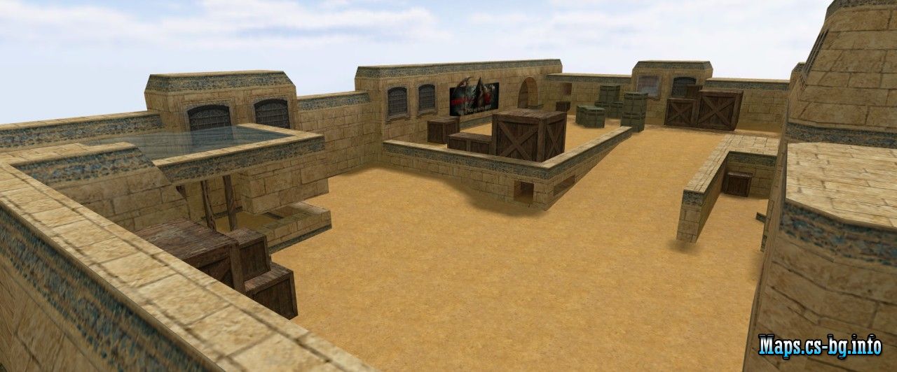 Counter-Strike 1.6 map zm_dust_undead screenshot